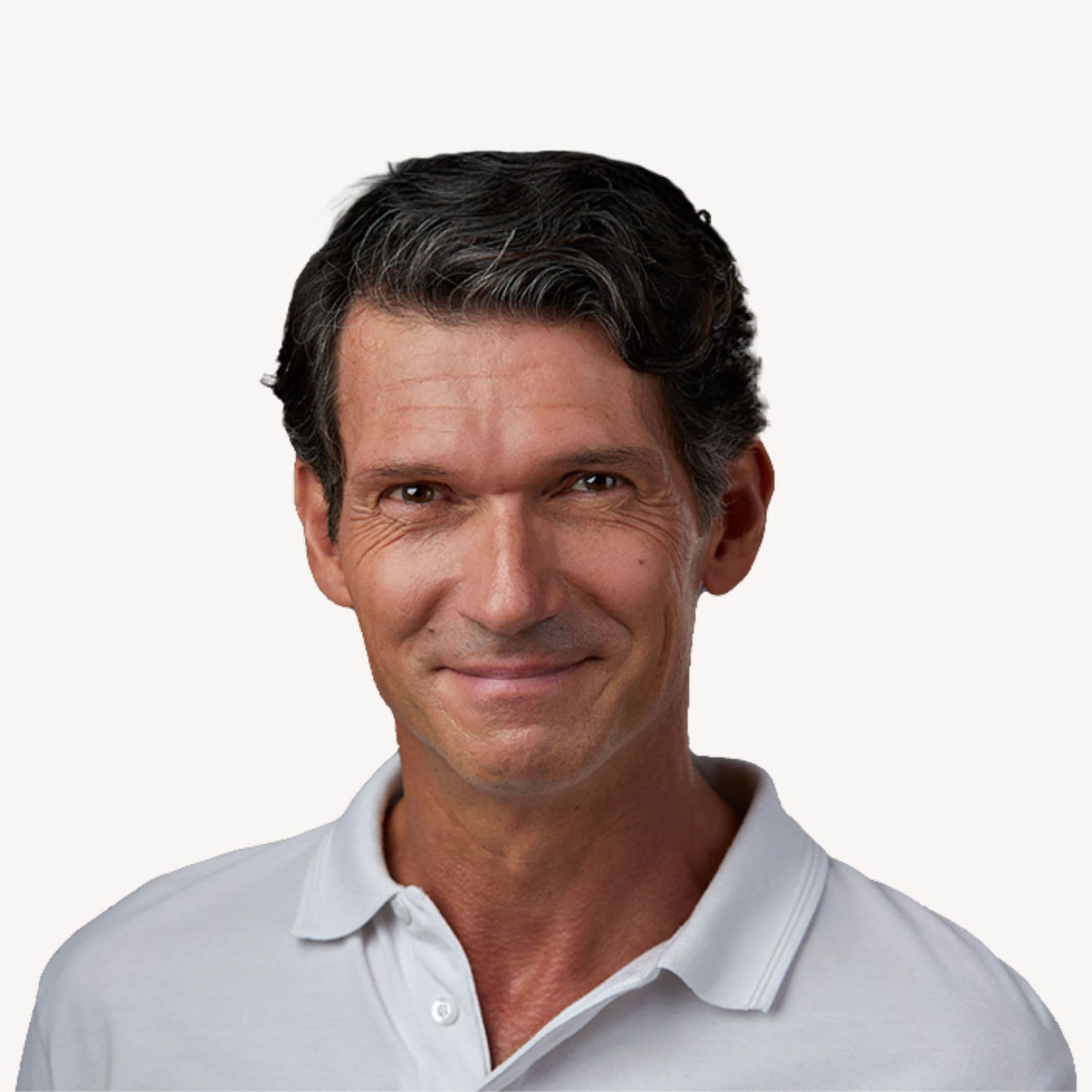 Dr. Günter Mader bei der Patientenbegrüßung